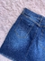 Saia Feminina Jeans Curta Com Lycra