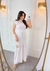 Vestido Alfaiataria Evangélico Branco Com Laço 3249 na internet