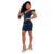 Vestido Jeans Liso com Zíper: Minimalismo Fashion 441401 na internet