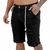 Bermuda Jeans Masculina Destroyed: Preta 342011 - comprar online