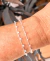 Pulseira colors laranja 18cm