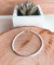 Pulseira pérola barroca com fio de prata 18cm