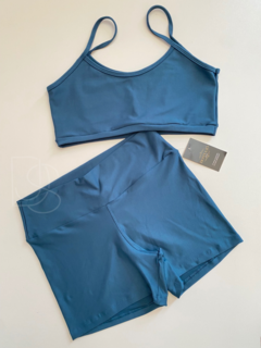 Conjunto Top e Short Meia Coxa - Loja Donna Jô Sports & Stilus