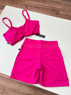 Top e Short Glamour Fitness - Loja Donna Jô Sports & Stilus