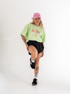 Cropped Max Oversized Girl Power - Loja Donna Jô Sports & Stilus