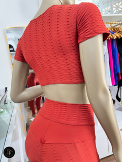 Imagem do Conjunto Cropped e Legging Ondinha Fitness