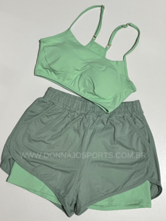 Conjunto Beach Fitness Top e Short Duplo na internet