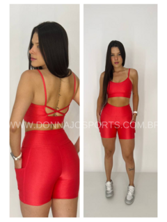 Conjunto Top e Short Canelado Run Bolsos Laterais na internet