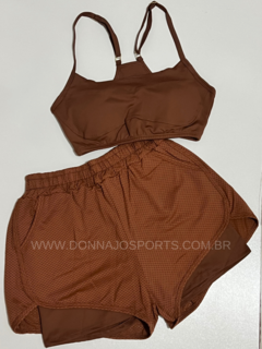 Conjunto Beach Fitness Top e Short Duplo