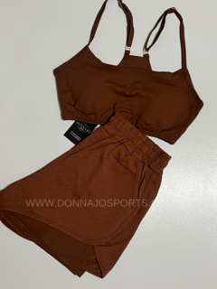 Imagem do Conjunto Beach Fitness Top e Short Duplo
