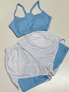 Conjunto Beach Fitness Top e Short Duplo - Loja Donna Jô Sports & Stilus