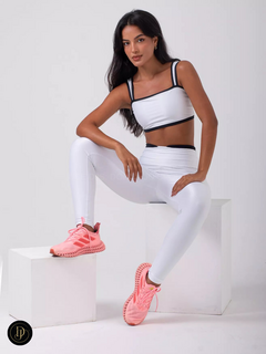 Conjunto Top e Legging Bicollor Gym Premium - comprar online