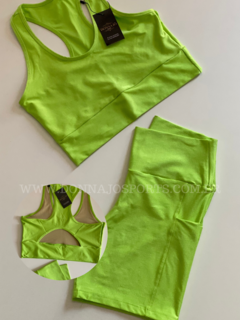 Conjunto Top e Short Plus Canelado Bolsos Laterais na internet