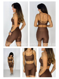 Conjunto Top e Short Canelado Run Bolsos Laterais - comprar online