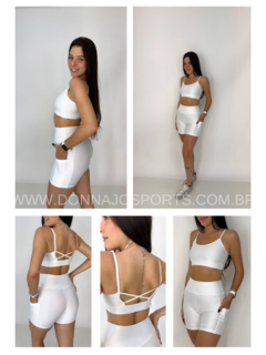 Conjunto Top e Short Canelado Run Bolsos Laterais - comprar online