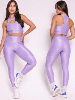 Conjunto Top e Legging Canelado Premium - comprar online