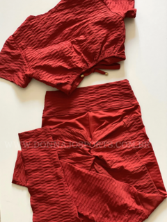 Imagem do Conjunto Cropped e Legging Ondinha Fitness