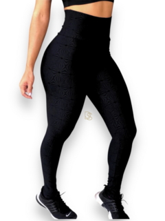 Leggings Jaccar Cintura Alta Relevo - comprar online