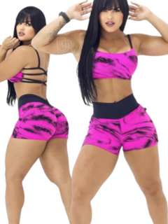 Top e Short Glamourosa Fitness Premium
