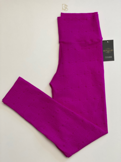 Leggings Jaccar Cintura Alta Relevo - Loja Donna Jô Sports & Stilus