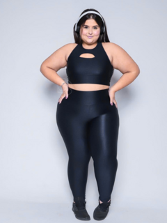 Conjunto Top e Legging Canelado Plus - comprar online