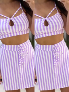 Top e Short Saia Drica