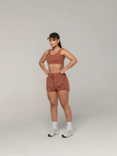 Conjunto Verão Fitness Top e Short Duplo - loja online