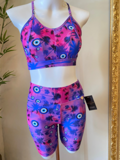 Conjunto Top e Bermuda Fusion