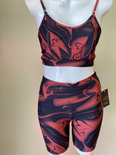 Conjunto Top e Bermuda Fusion