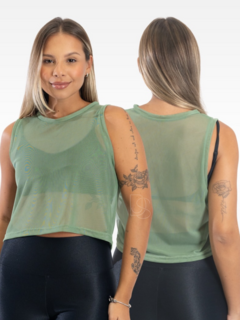 Cropped Regatinha Tule Premium