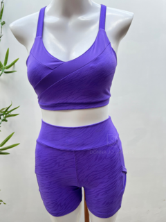 Conjunto Top e Short Jacquard Premium Fit - comprar online