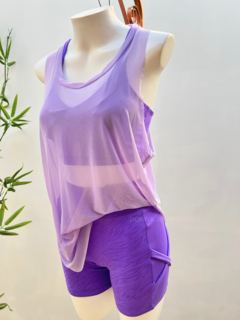 Conjunto Top e Short Jacquard Premium Fit