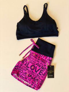 Top e Short Glamourosa Fitness Premium - comprar online