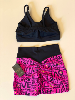 Top e Short Glamourosa Fitness Premium na internet