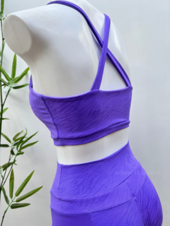 Conjunto Top e Short Jacquard Premium Fit - Loja Donna Jô Sports & Stilus