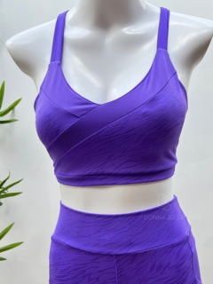 Conjunto Top e Short Jacquard Premium Fit - loja online