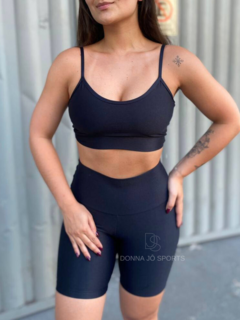Top e Short Canelado Zara Premium na internet