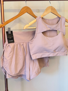 Conjunto Top e Short Duplo MF Performance - Loja Donna Jô Sports & Stilus