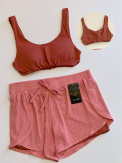 Conjunto Fitness Top e Short duplo - Loja Donna Jô Sports & Stilus