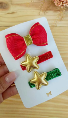 Hair clips Noite feliz
