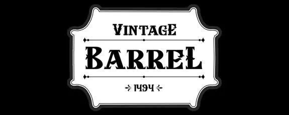 Vintage Barrel 1494