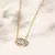 Colar - zircônia oval cravejada no banho de ouro 18k - 50cm - comprar online