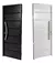 Puerta De Chapa Simple 80x200 Barral 75 Cm Acero Inoxidable