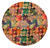 Capa de Sousplat Mosaico Colorido Circular