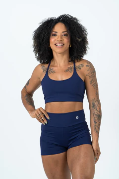 Short Basic Zero Transparência Azul Marinho na internet