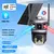 Camara Ip Robotica Wifi Exterior Seisa Con Panel Solar Color Negro - comprar online