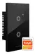 Tecla Smart Macroled Negra 2 Canales Wi-Fi AC 100-240V TSX2N