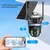 Imagen de Camara Ip Robotica Wifi Exterior Seisa Con Panel Solar Color Negro