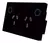 Toma Corriente De Pared Touch Smart Wifi Doble Tbcin Color Negro - tienda online