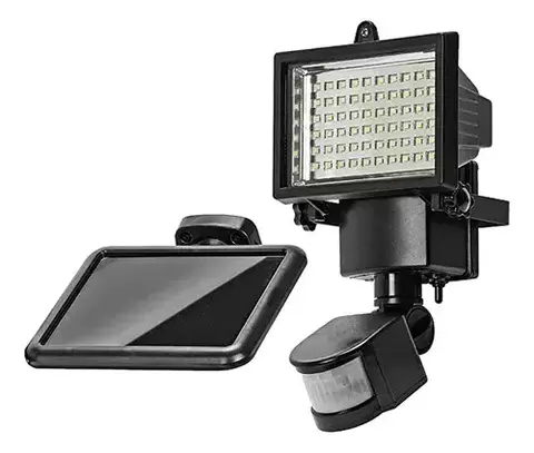 Refleflector Led Solar con deteccion de movimiento 100 leds ip44